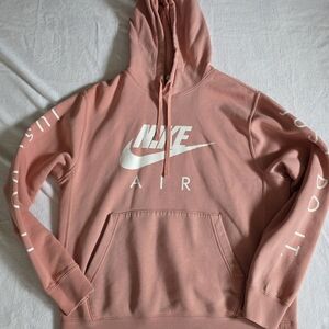 Nike Pink Hoodie with Logo